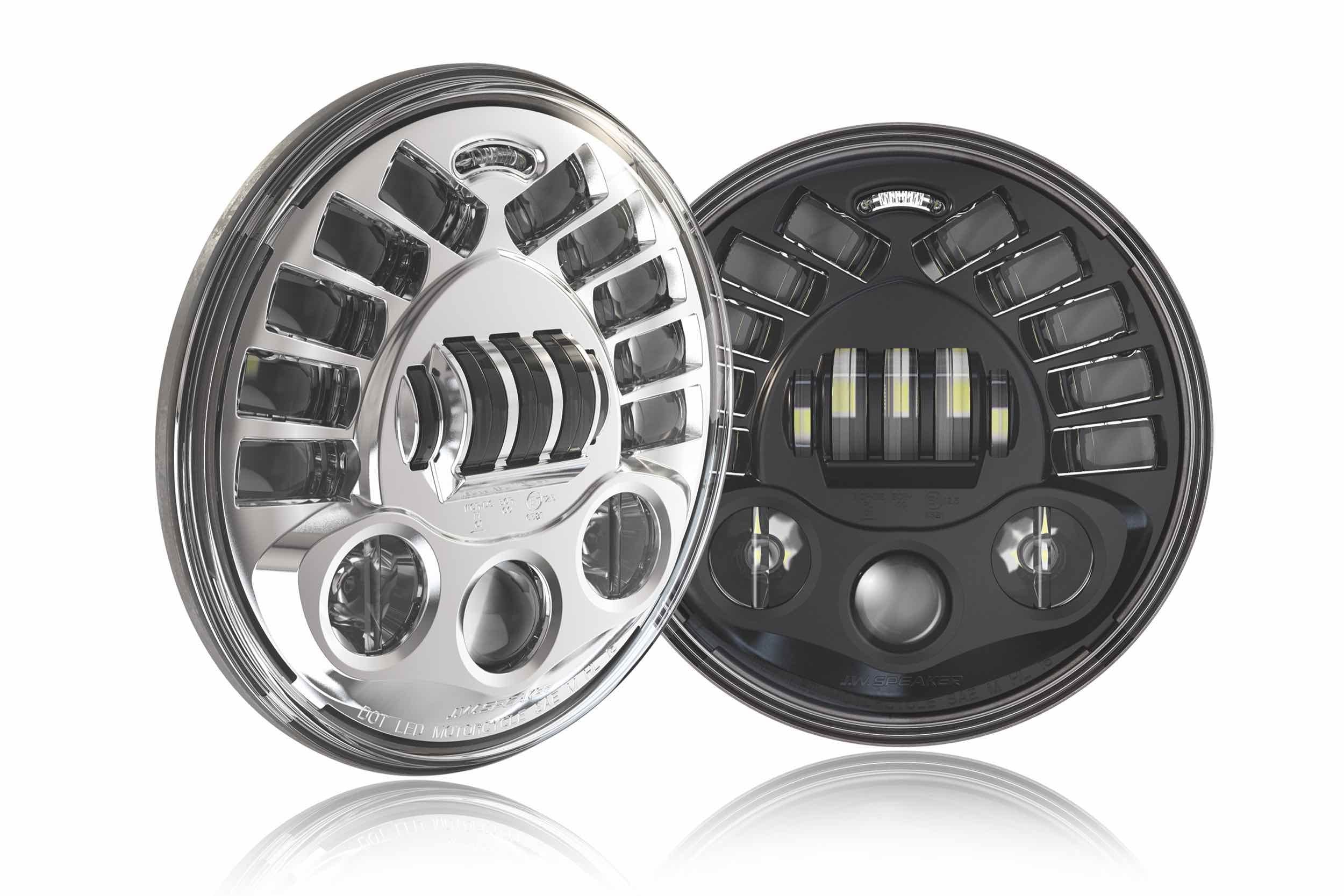 JW Speaker: 8790M 12V Fixed Headlight (Black)