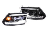 LaminX: Clear Headlight Covers (13-18 Dodge Ram; Set)