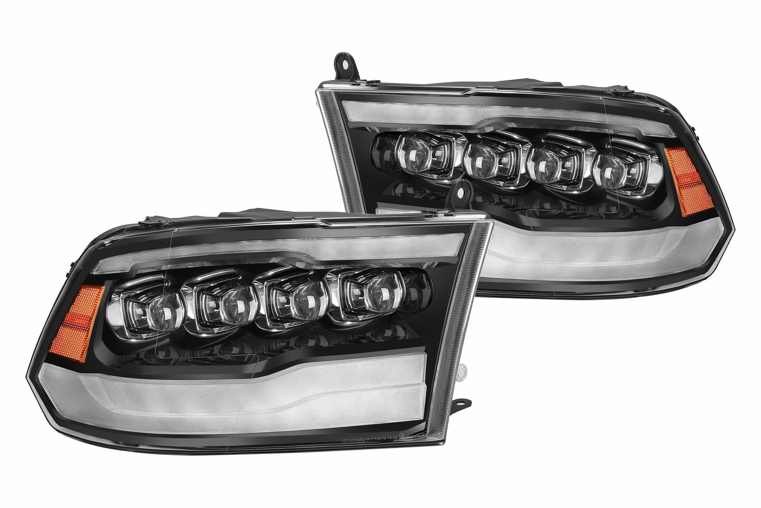 AlphaRex Nova-Series LED Heads: Dodge Ram (09-18) - Chrome (Set)