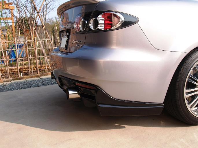 06-07 Mazdaspeed 6 Ducks Garden Rear Underspoiler