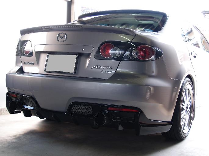 06-07 Mazdaspeed 6 Ducks Garden Rear Underspoiler