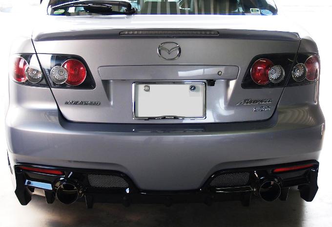 06-07 Mazdaspeed 6 Ducks Garden Rear Underspoiler