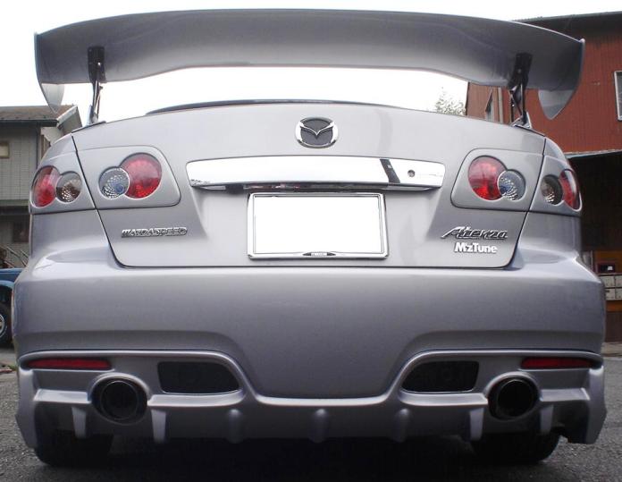 06-07 Mazdaspeed 6 Ducks Garden Rear Underspoiler