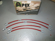 Load image into Gallery viewer, 92-97 Subaru Alcyone SVX Apex Stainless Steel Braided Brake Lines