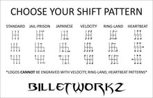 Load image into Gallery viewer, BILLETWORKZ CUSTOM ENGRAVED - TITANIUM KNOBS