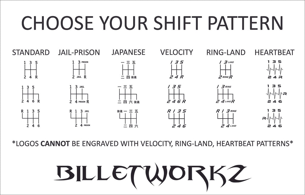BILLETWORKZ CUSTOM ENGRAVED - WEIGHTED KNOBS