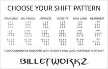 Load image into Gallery viewer, BILLETWORKZ CUSTOM ENGRAVED - WEIGHTED KNOBS