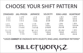 BILLETWORKZ CUSTOM ENGRAVED - WEIGHTED KNOBS