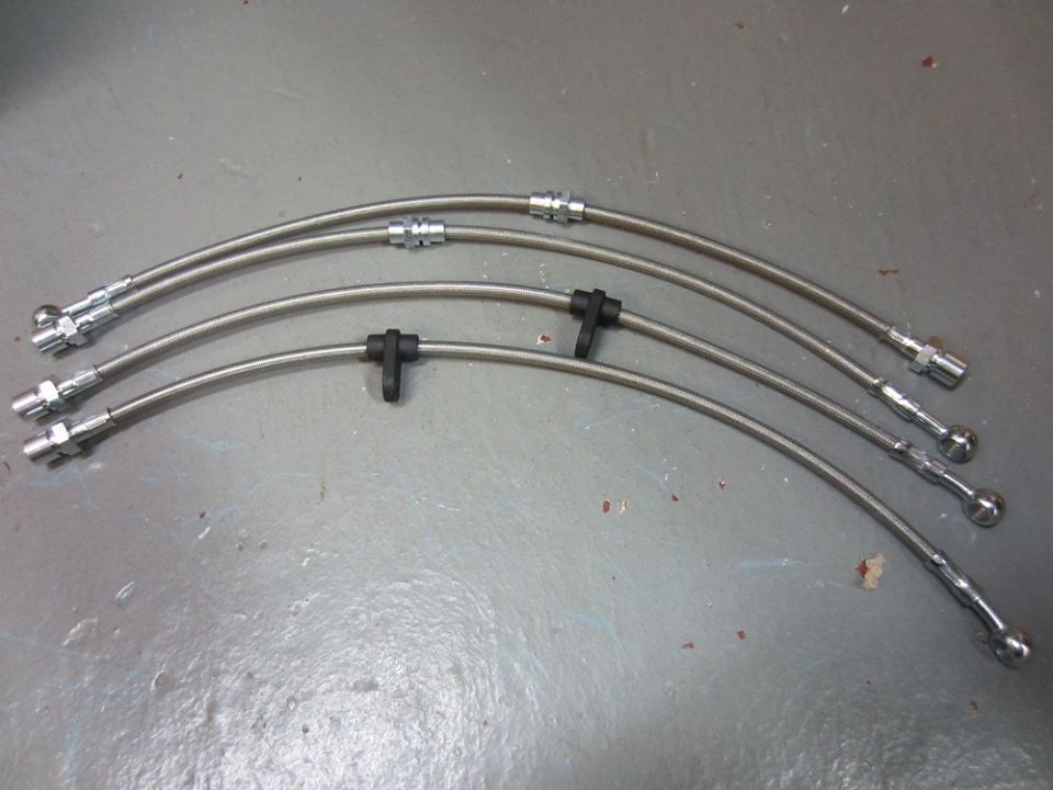92-97 Subaru Alcyone SVX Apex Stainless Steel Braided Brake Lines