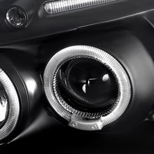 Load image into Gallery viewer, 1999-2000 Honda Civic Spec-D Tuning Dual Halo LED Projector Headlights w/Eyebrows (Matte Black Housing/Clear Lens)