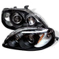 Spyder Honda Civic 99-00 Projector Headlights LED Halo Black High H1 Low H1